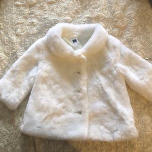 Janie and jack fur coat